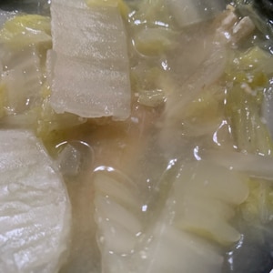 白菜と玉葱のお味噌汁